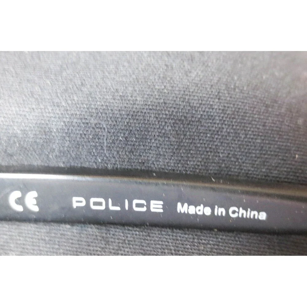 Police VPL436K Matte Black Rectangular Eyeglass Frames Col. 0703 55-17-145